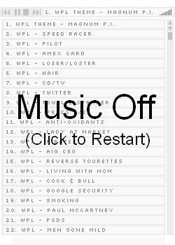 Click to Restart or Select a Playlist
